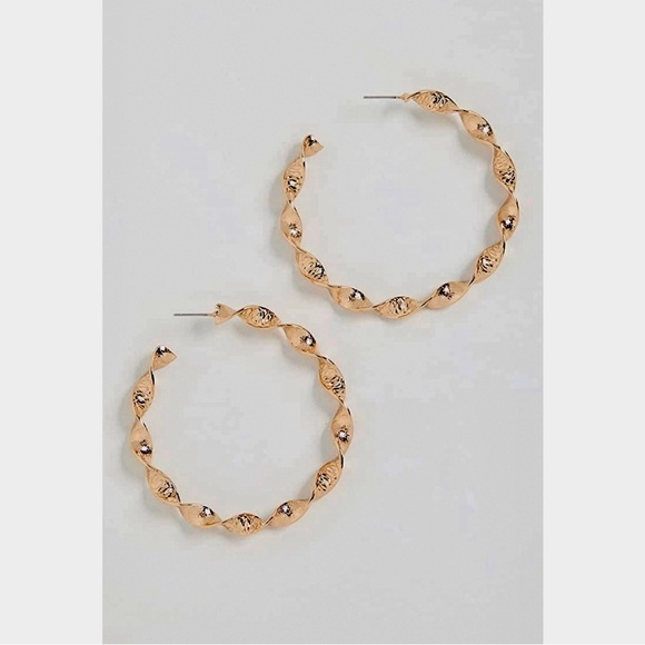 Dannijo Lewis Hoop Earrings. - Picture 2 of 5